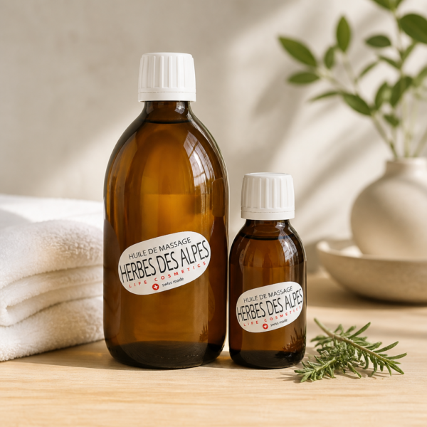 Huile de massage Herbes des Alpes