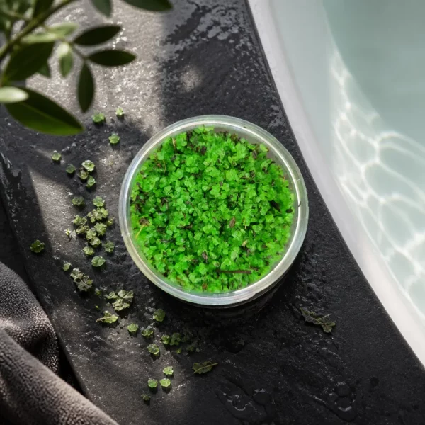 Sel de bain odeur caïpirnha vu du ciel
