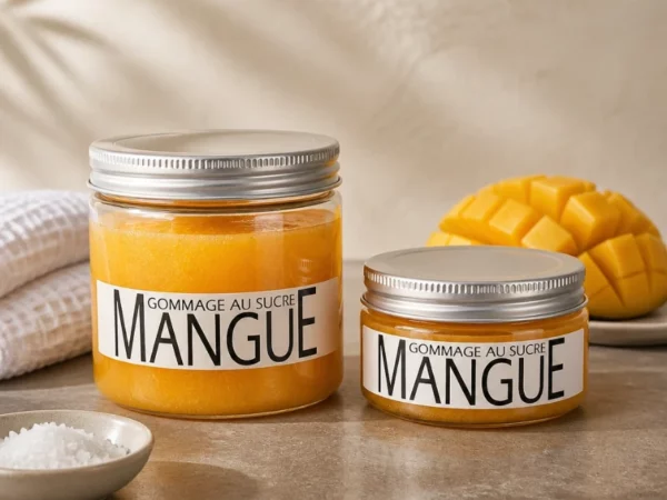 Pots de gommage au sucre Mangue